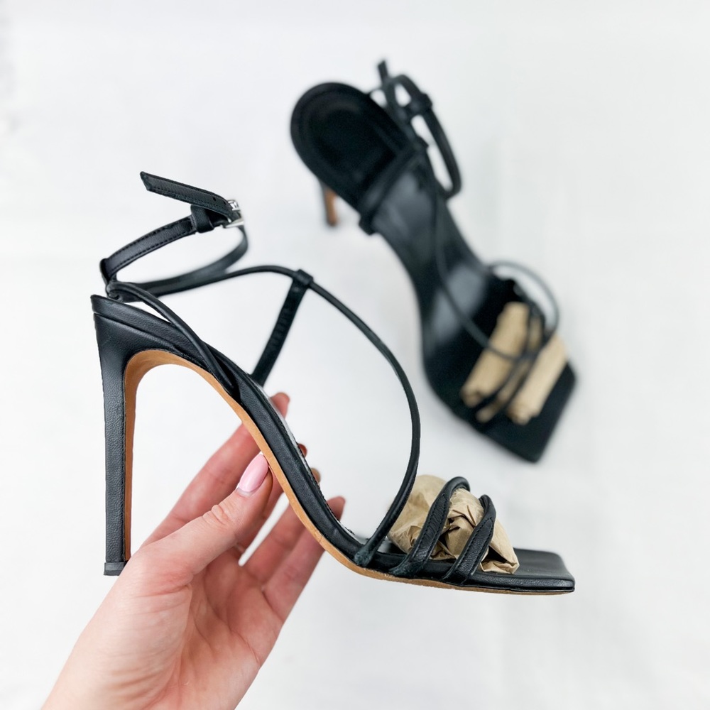 IRO Square toe Leather Heeled sandals size US 9